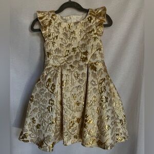 david charles jacquard party dress size 4 euc